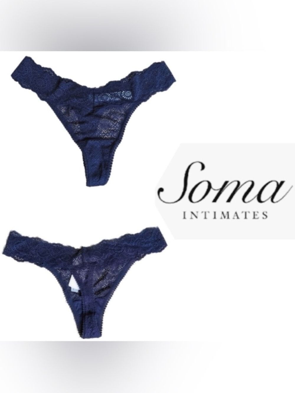 Soma Embraceable allover lace Geo  thong